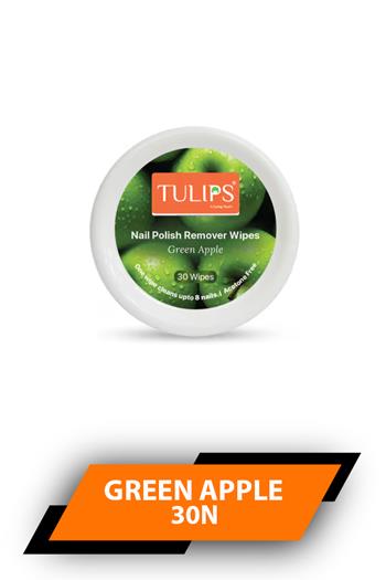 Tulips Nail Polish Remover Wipes G Apple 30n